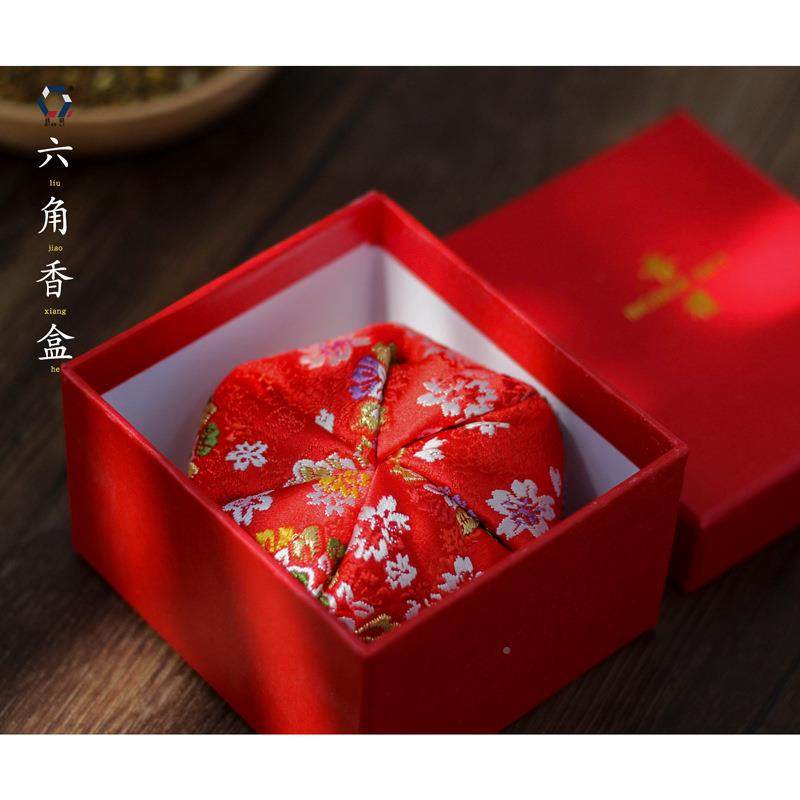 香囊空袋日式包179香布福盒收纳香摆件祈香袋