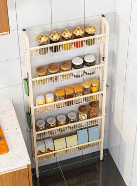 门后落地收纳架多用途靠墙储物物窄柜加厚夹缝调OLL收纳边置置物