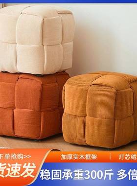 凳子用简沙约现家代门口53423换鞋凳小网红小板凳客厅发实木脚踏