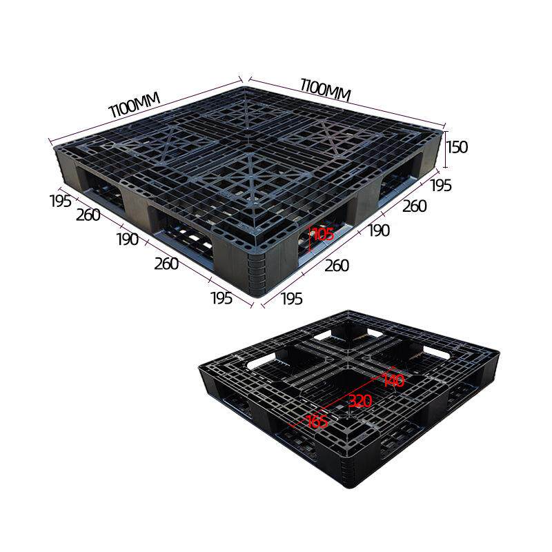 111黑色田字格一1次网性出口免熏托蒸塑料盘集OOW装箱出货塑胶卡