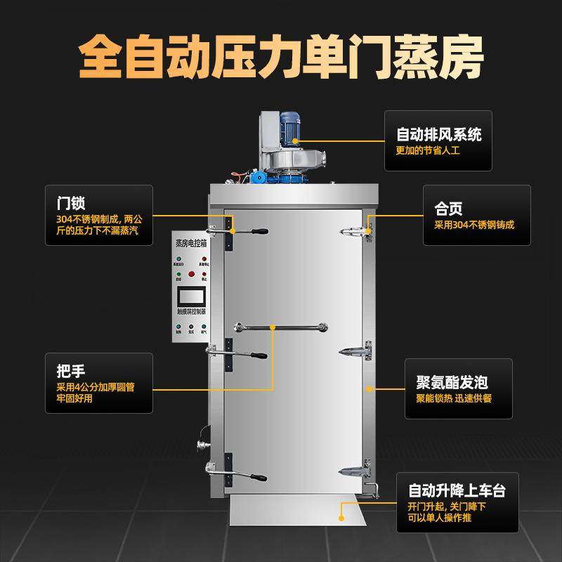 TNO压力蒸房单门用蒸房蒸饭商柜蒸药材馒头米馒饭预制菜专用头蒸,机械设备,消毒灭菌设备,淘宝优惠券,粉丝福利购,淘宝优惠卷