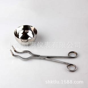 钳供KT-01应包304不锈钢坩埚尺钳6寸15cm铂金头实验坩埚夹寸齐全