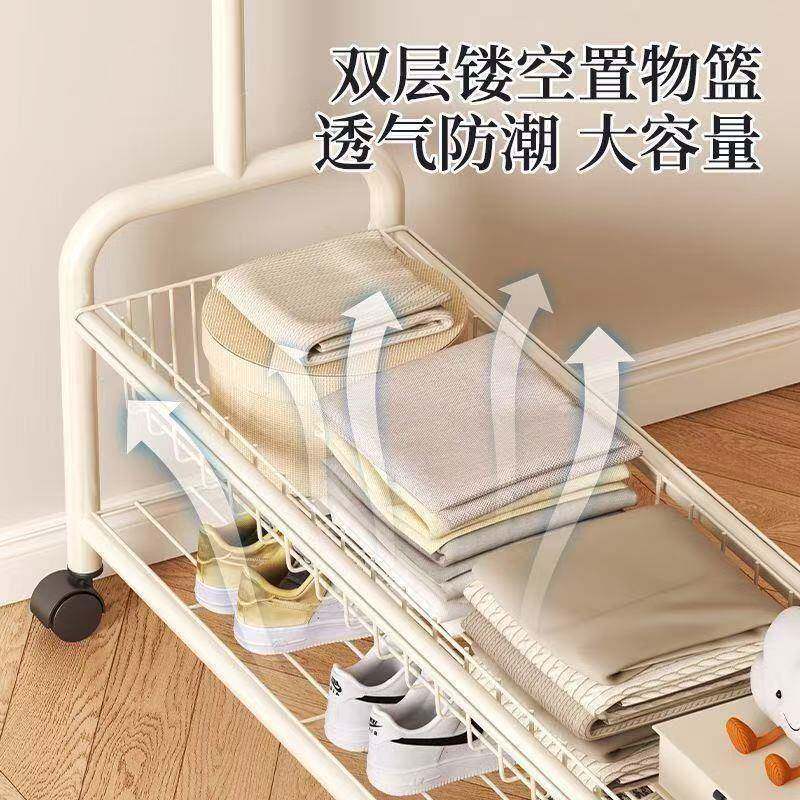 地式衣架家用阳台衣立宿帽架卧室见详情内挂衣架简易居家舍加粗晾