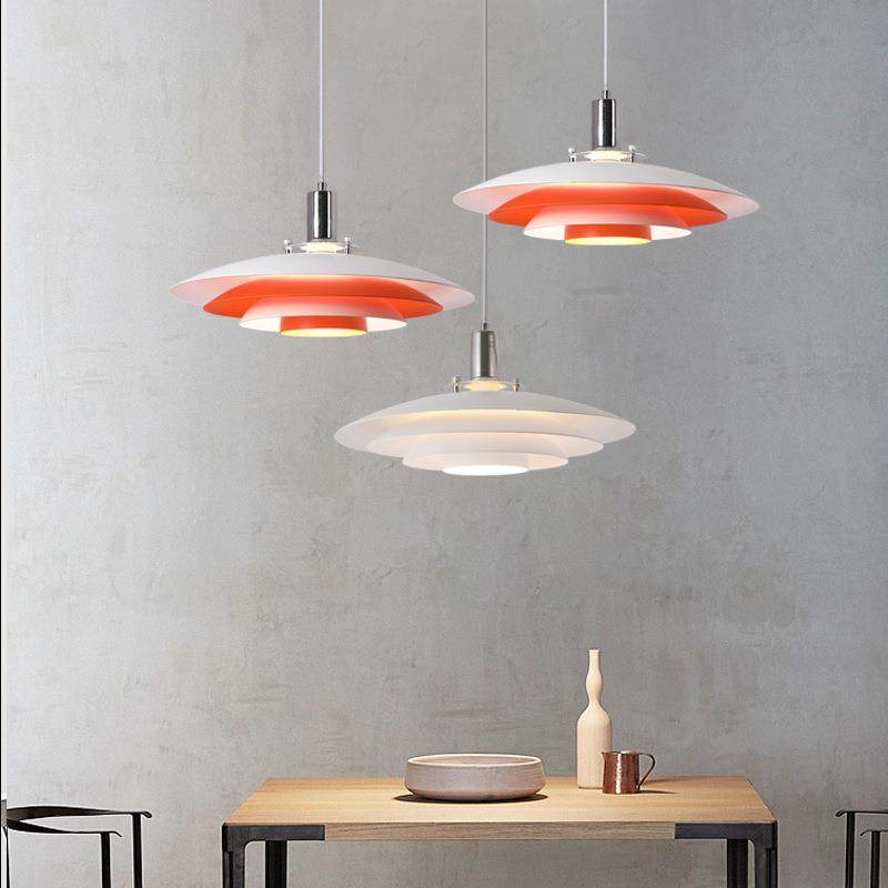 复风古北欧餐厅吊灯简约吊小205众设轨计飞碟道灯全光谱餐桌灯,家装灯饰光源,智能吊灯,淘宝优惠券,粉丝福利购,淘宝优惠卷