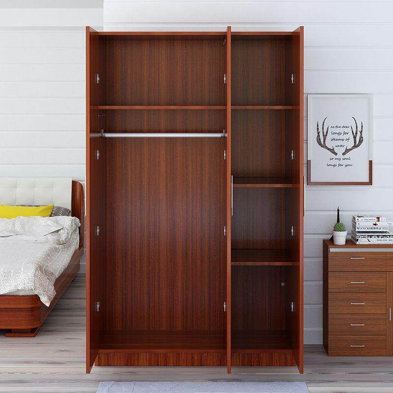 柜储物收纳简衣约简子易木实质出租房用小WPR柜简装家用卧室衣橱