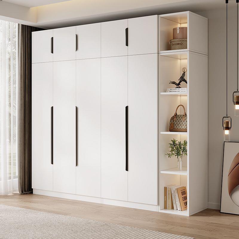 衣对门开柜家用卧室收纳多功能柜SAA子现代简约装主卧储物柜包安