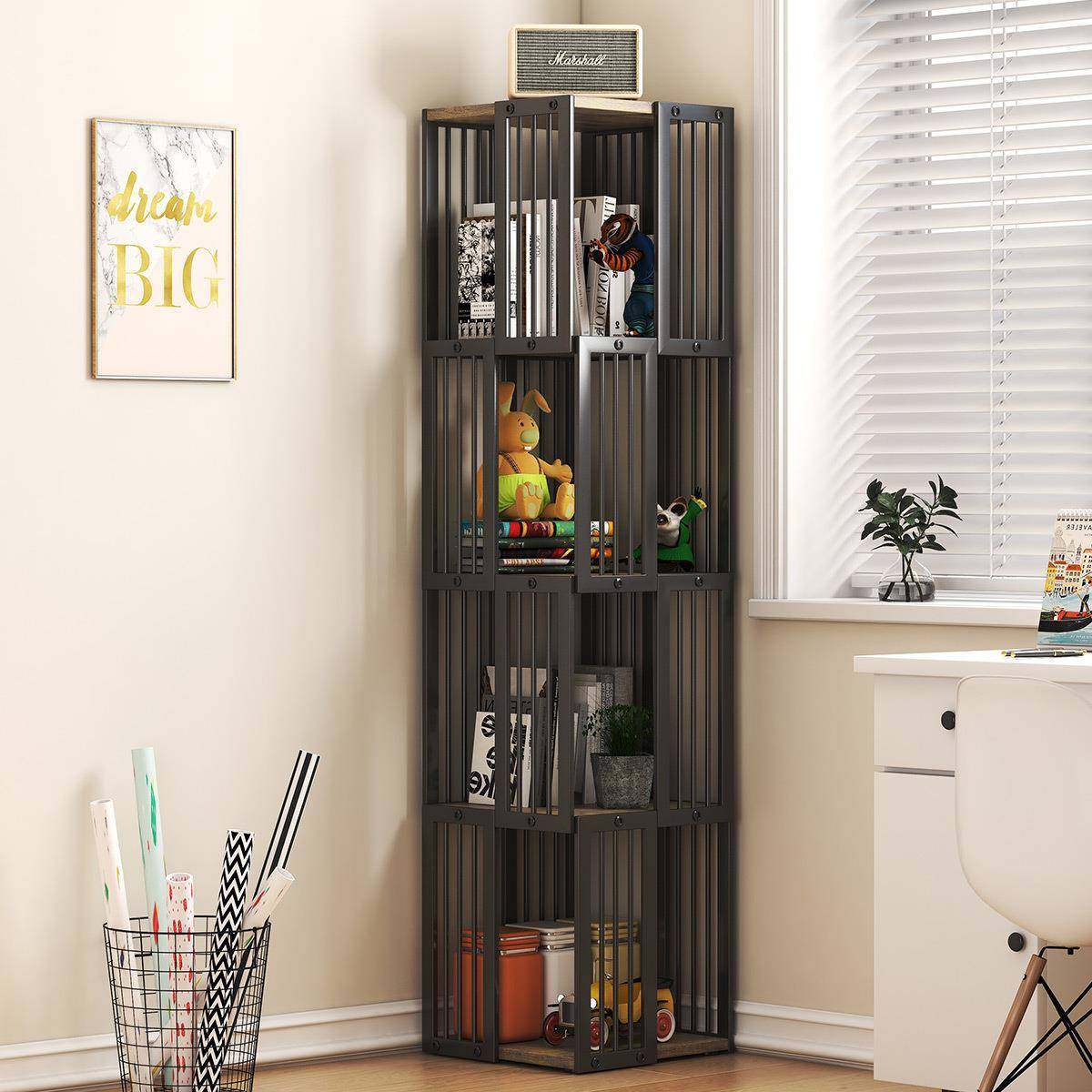 落地置物馆架办公室收纳桌书柜书客厅书架SJ72图书家用靠墙展示架,收纳整理,书桌收纳置物架,淘宝优惠券,粉丝福利购,淘宝优惠卷