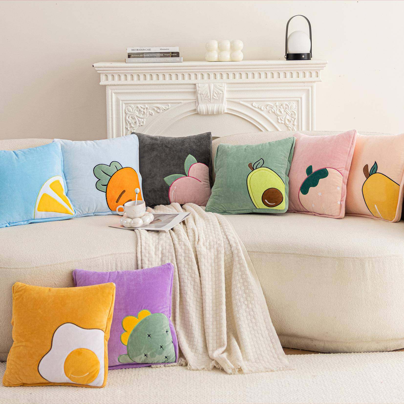 水果抱枕枕被上垫子两用办公室睡觉毛绒二TEO合一车靠枕沙发抱被,居家布艺,抱枕被,淘宝优惠券,粉丝福利购,淘宝优惠卷