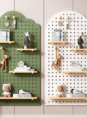 实CKB木洞板墙上置物架挂板装饰洞板玄关收墙面隔置物架展示纳层