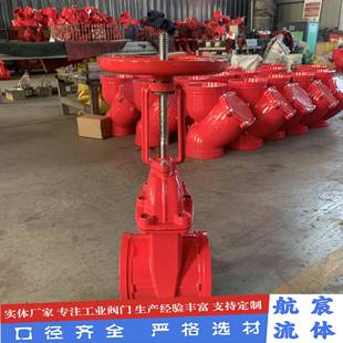水沟槽354箍明杆软密封闸Z81X 16Q消防排阀闸阀卡闸阀口径齐全