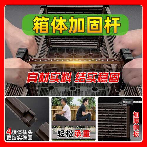 料懒人花盆家用植塑阳台种ZJJ001O7箱大号种箱方形栽室外花箱控根