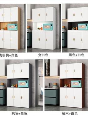 餐边柜现简代多功约能储物柜厨房橱炉柜碗柜微波54673柜置物餐厅