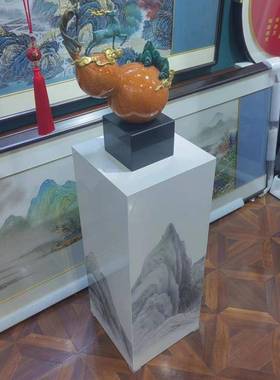 岩板花架电轻奢客厅落地式视酒玄关置物店架71760展示台摆旁件底