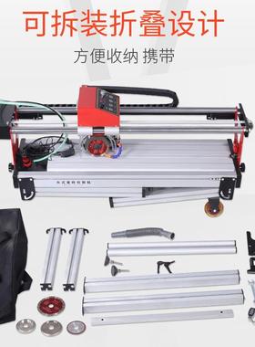 新款台式智能边切割瓷砖理42888石台面大45度倒角磨机机石材开槽