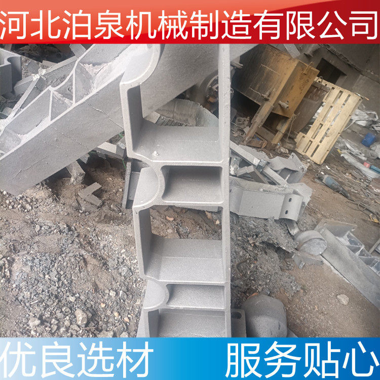 厂家直销 铸铁铸钢支架 桥梁铸铁防撞护栏支撑立柱 牛角墩欢迎来