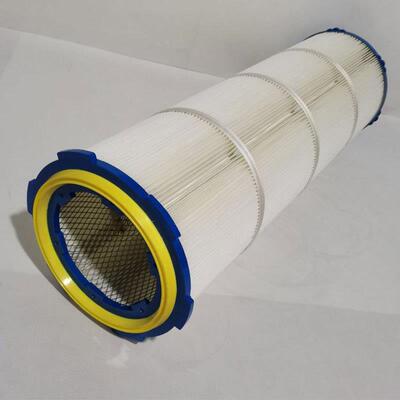 烟焊粉尘滤F筒PTE覆膜聚酯XDJ芯纤维除尘滤六耳快拆镀锌菱形网滤