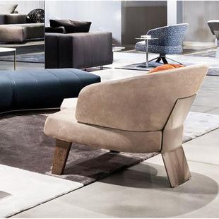 意式 沙椅 中638休闲椅min新ot单椅样板间扶手椅售楼发洽谈椅现代式