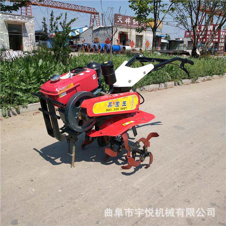 1YWQ86柴四驱旋耕菜机园松土犁地机油大马力走自式微耕机