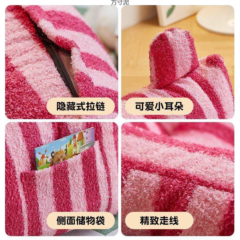 儿童沙发发简易轻座椅阅读厂家直供角懒人豆沙袋可爱便沙发条纹多