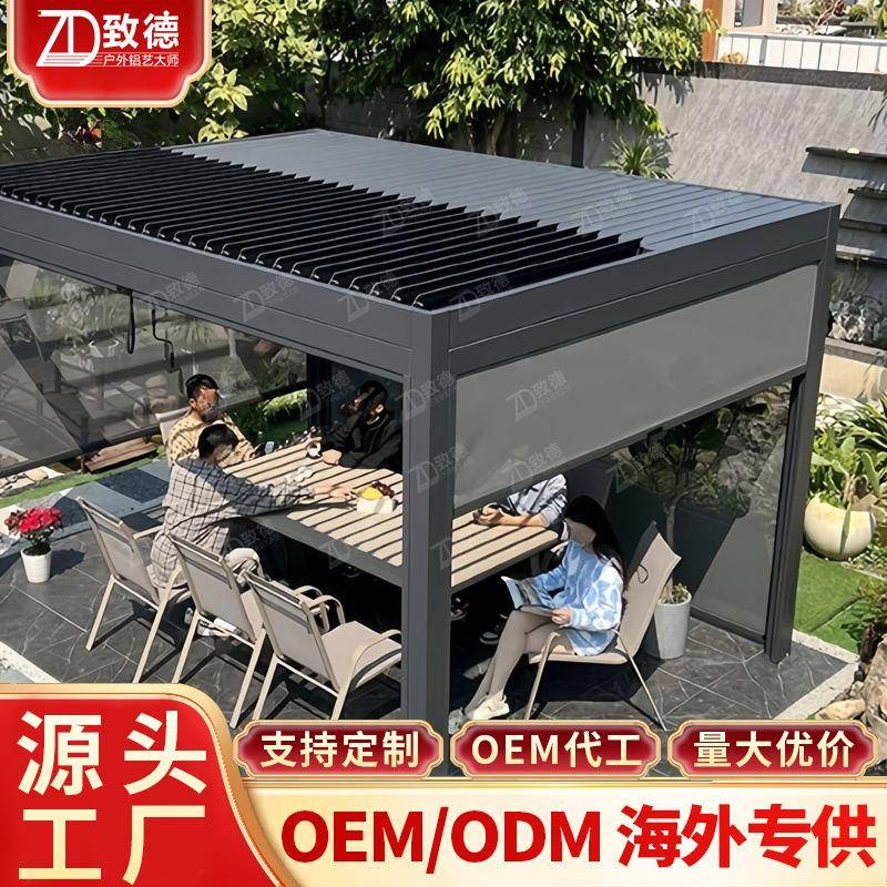 电动卷帘防窥自动开放式沙窗窗帘透致德电动形明隐帘茶室用纱网家