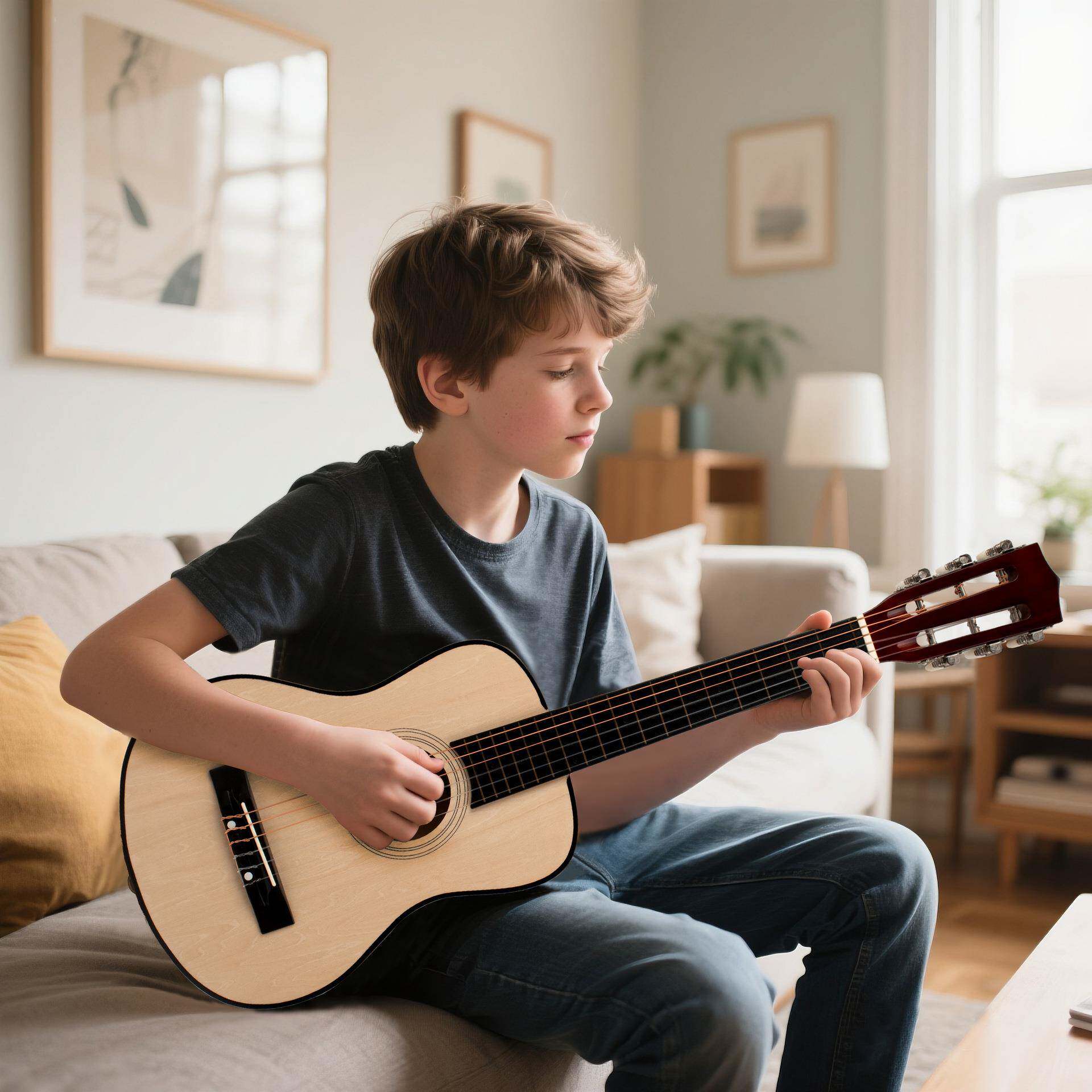 30寸童MG3101/M初学门木质原六入弦色古典尼龙弦小吉他乐器古典儿