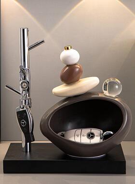 来运转AL220101钥匙收纳玄关摆件欢入户迎回家客厅柜酒电视柜石家