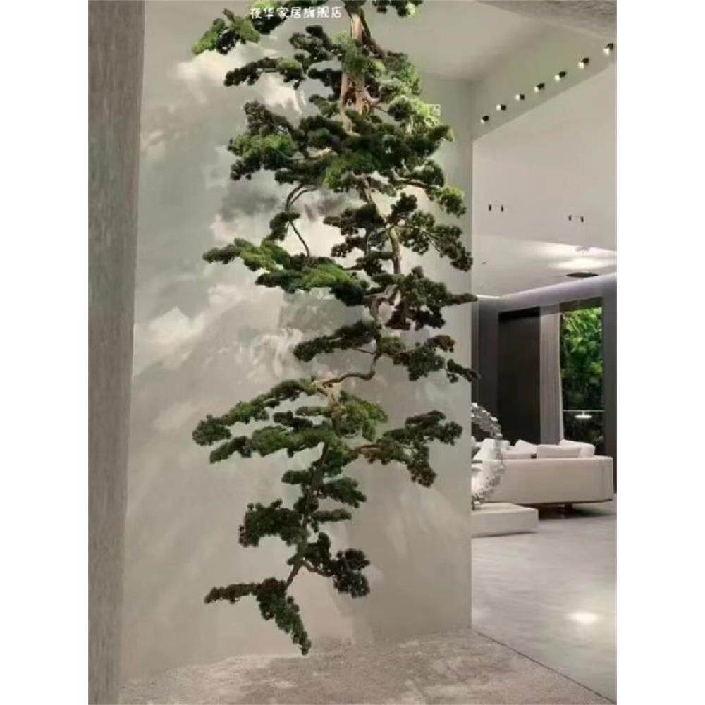 挂垂吊松植悬挂倒仿真客松悬TM680561挂式仿真物橱窗茶室玄关酒店
