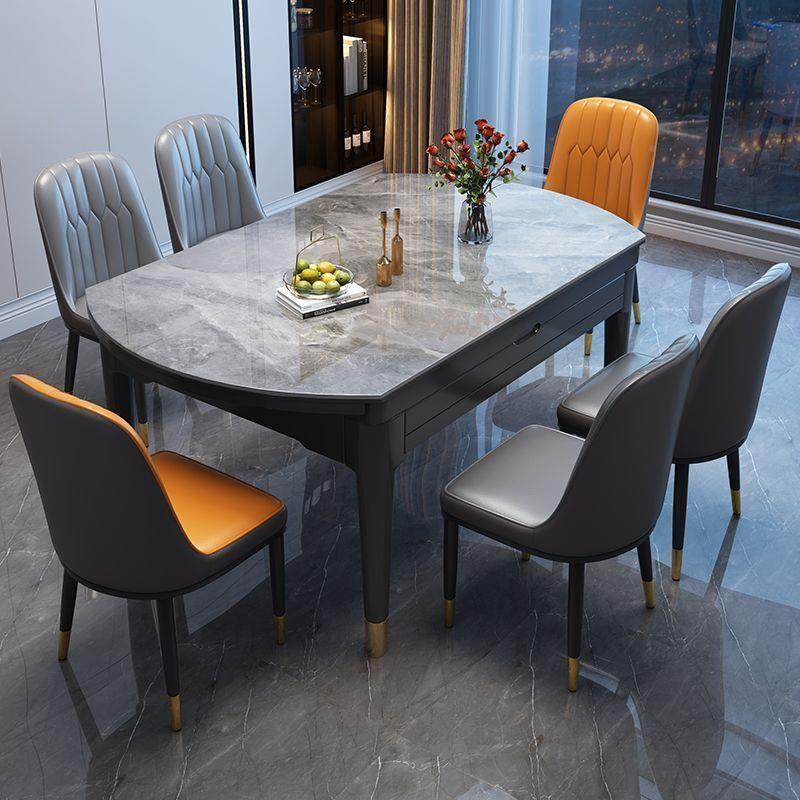实木餐桌岩板餐桌椅折叠组合奢家约用小户桌RZN型饭轻现代简桌子,商业/办公家具,餐桌椅系列,淘宝优惠券,粉丝福利购,淘宝优惠卷