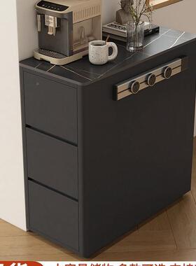 餐可岛柜单柜单用可OYF移动窄岛台颂餐桌一台体沃顿岩板边导台柜