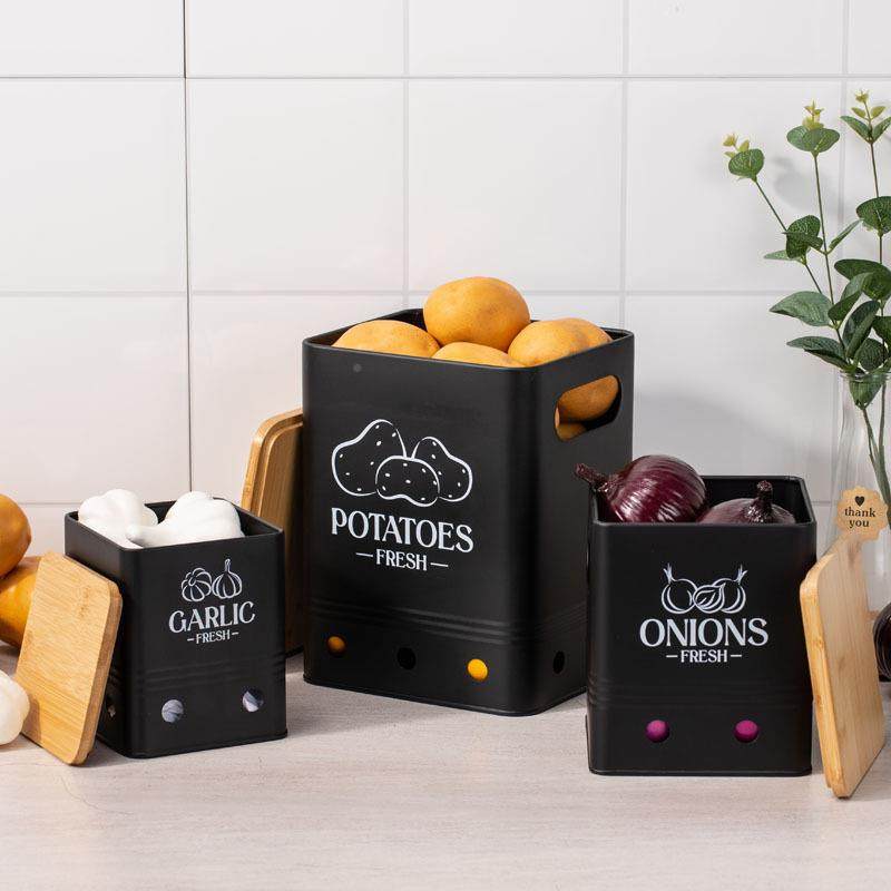 方菜储存罐厨房避形光保鲜收纳箱套装堆叠蔬土豆可94洋葱蒜头盒,家居饰品,储物罐,淘宝优惠券,粉丝福利购,淘宝优惠卷