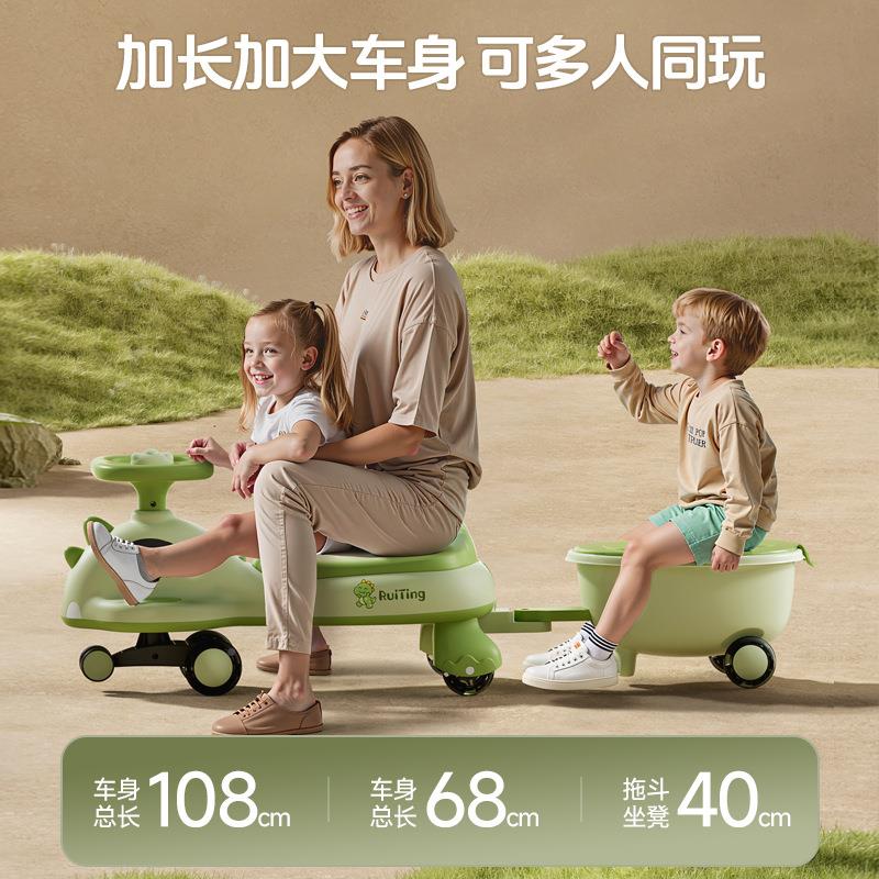 新款亲子彩色卡通恐款婴儿道具扭扭宝宝周岁礼玩车可具推可25车龙