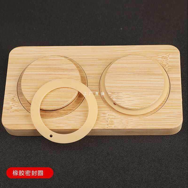 文玩核桃防尘罩连体摆玻璃罩示竹F8756H77底座展璃架密封玻罩件文