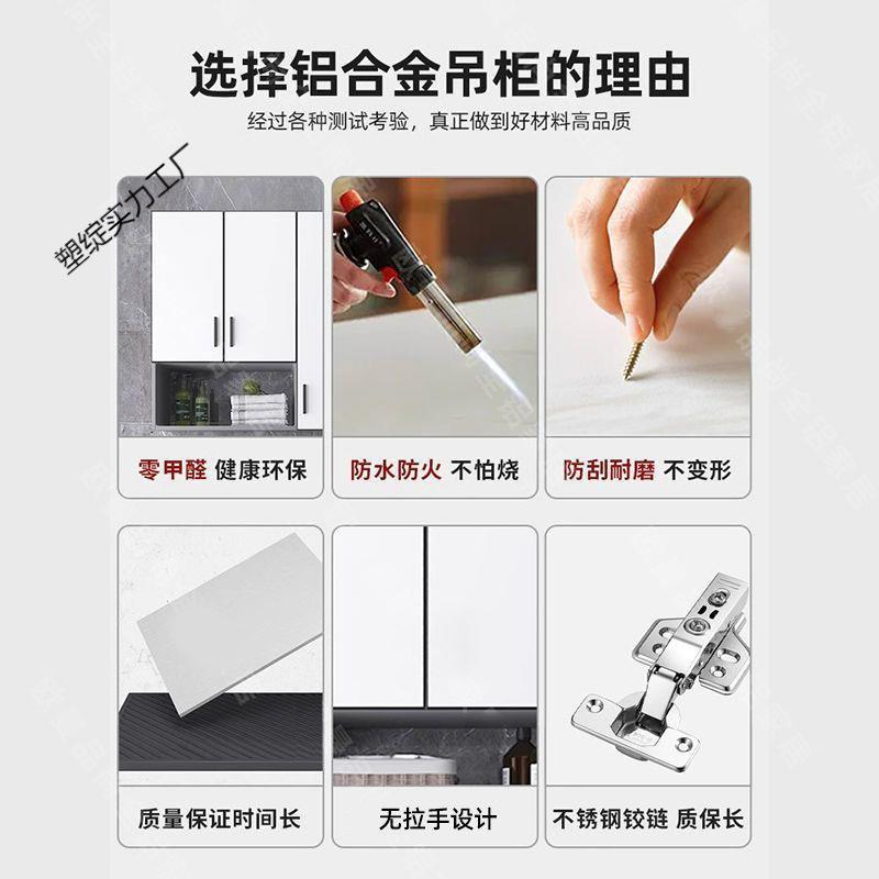 铝间金厨合房阳台浴室储物间储物卫生挂式吊柜防水收纳柜TLG一体
