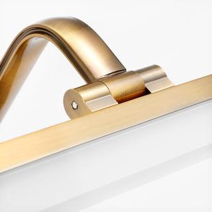 镜简前灯奢卫美生间led浴室约式 金色台镜子壁 轻镜柜壁灯梳妆005