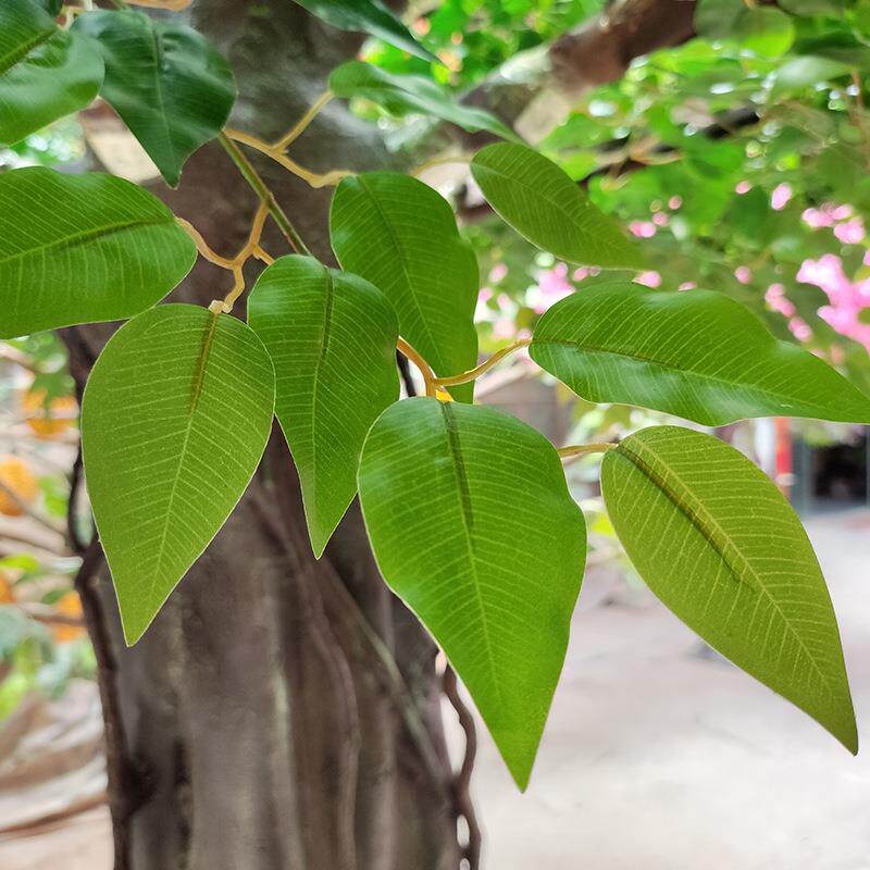 仿真绿榕PRI树人内造景观盆植栽落植物摆件绿化假树装饰室地造景