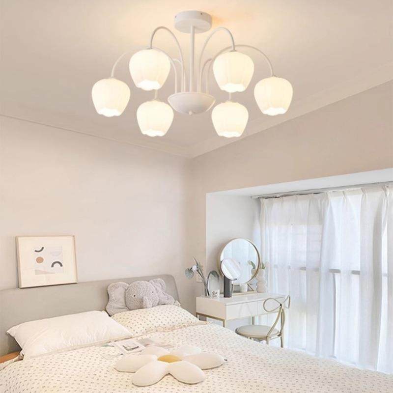 法朵式奶风客厅221吊灯极网红铃兰吊灯中古田园油公主房花卧室吊,家装灯饰光源,智能吊灯,淘宝优惠券,粉丝福利购,淘宝优惠卷