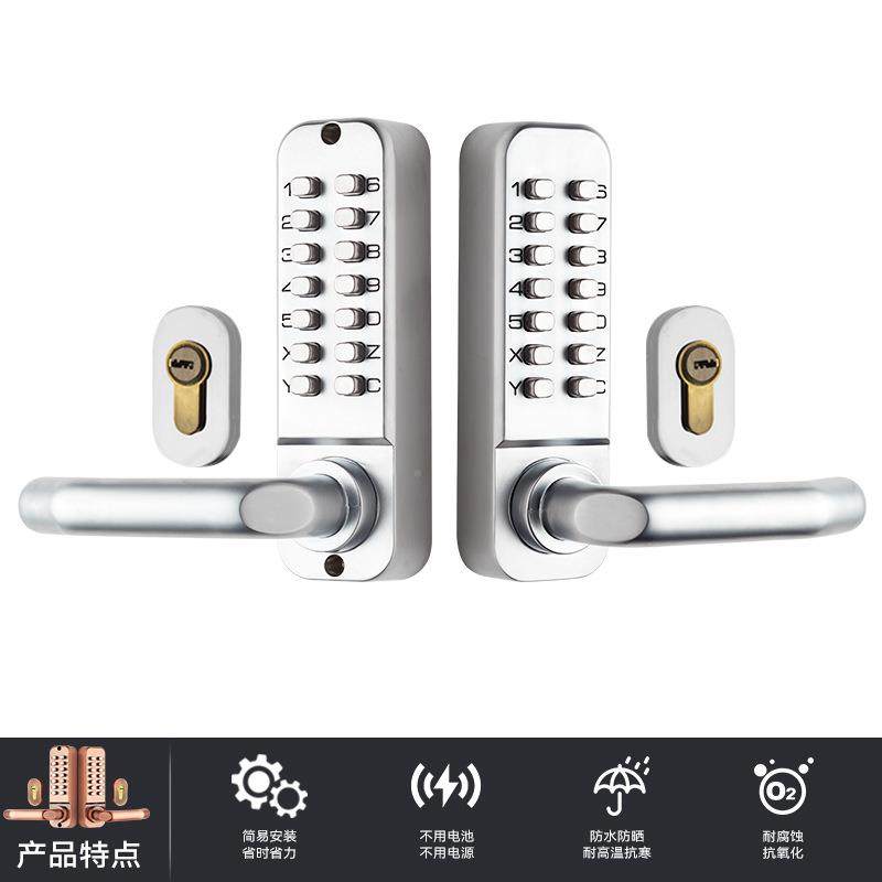 外铁艺门庭院门209CS三花园码门栅械栏门塑钢门防水机密户锁单双,基础建材,机械门锁,淘宝优惠券,粉丝福利购,淘宝优惠卷