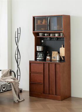 北欧碗复古餐边餐厅体靠墙储物柜简约家用客厅岩80469板茶柜一水