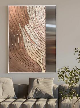 简关约酒现玄客厅抽20240528象立体装饰画店样板代间艺术挂画大幅