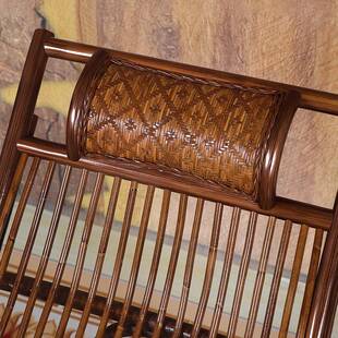 椅真藤FHI藤条椅阳台躺椅滩椅用休闲单人懒家人沙逍遥椅老人靠背