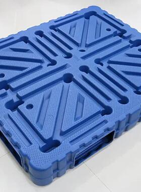 TZB加防厚九单面脚黑色塑料托盘四面叉仓库货物地垫潮进地垫卡板