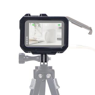适用gopro13/12兔笼边框磁吸折叠转接件升级铝合金兔笼散热保护框