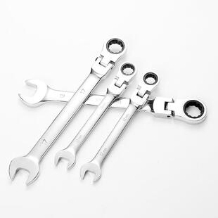 30棘轮扳手快双向两速小开用口梅花工业级五金自工动省力具套装