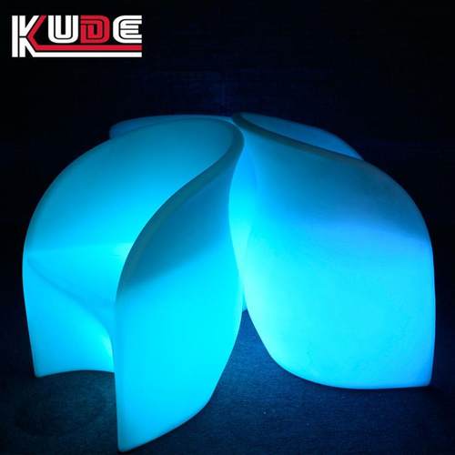 热销发光家具LED全彩发光家具梅花桌椅时尚创意发光懒人沙发迷你