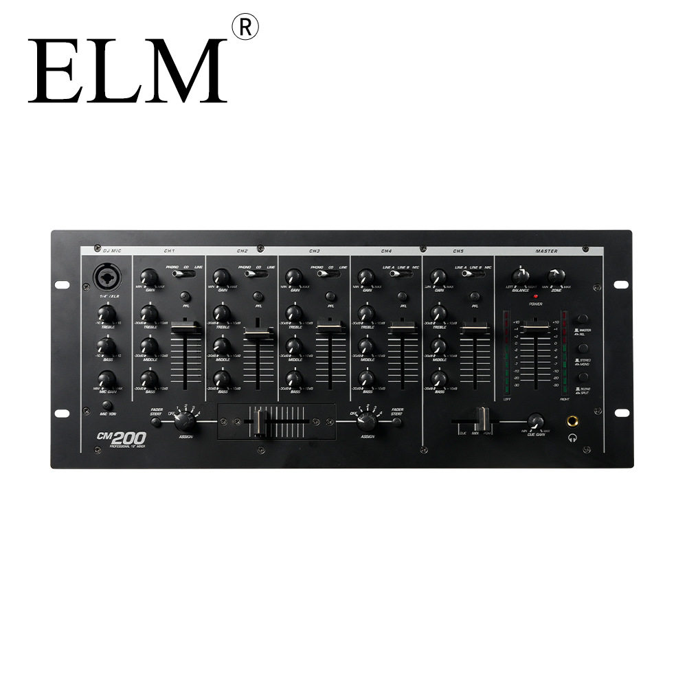 厂家直销专业DJ调音台CM200混音器