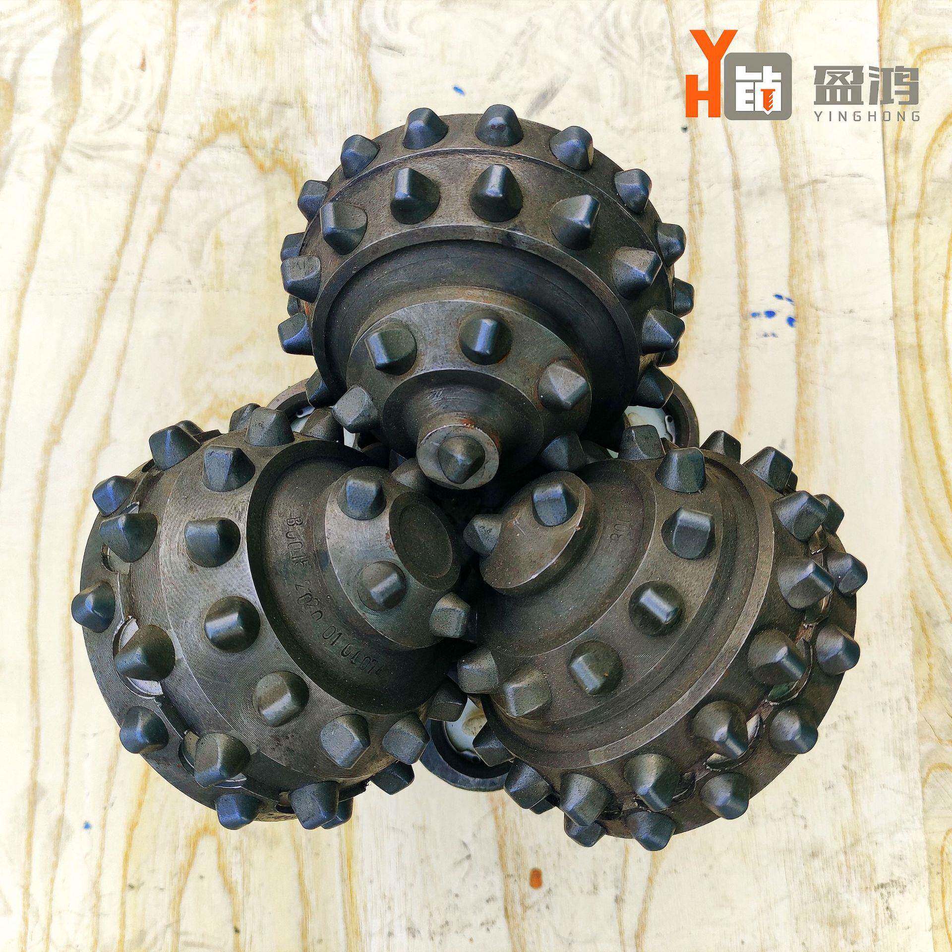 盈鸿215.9mm镶齿537岩石导向水井石油煤田勘探多用途三牙轮钻头