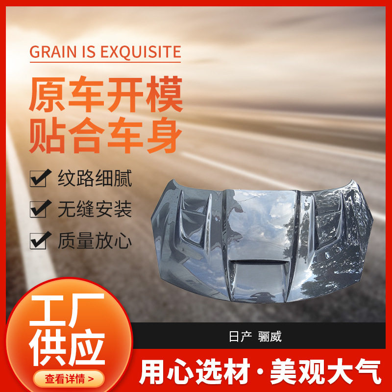 2007-2010骊威碳纤维机盖中网尾翼厂家供应