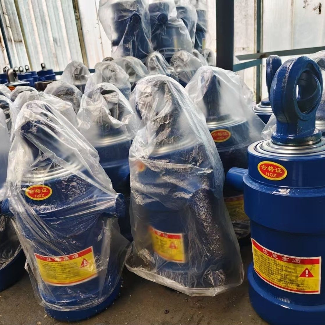 经久耐用多节油缸侧翻支腿翻斗车半挂车自卸油缸单向液压缸