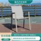 户外网躺塑椅折叠特斯林08 2402布椅网布桌椅休闲木网布椅子堆高