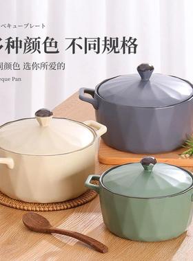 耐油罐陶瓷无孔高温容厨房家用大量装油罐猪密封容器带盖HCZ大号